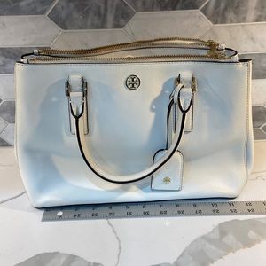 Winter white Tory Burch handbag